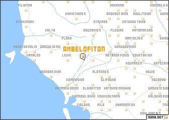 map of Ambelófiton