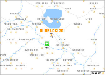 map of Ambelókipoi