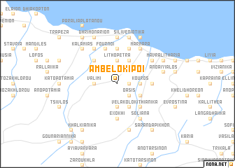 map of Ambelókipoi