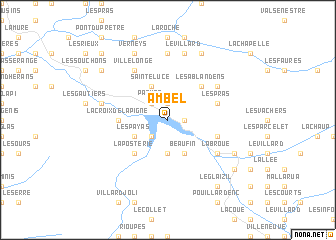map of Ambel