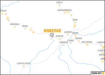 map of Ambèndé