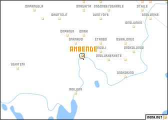 map of Ambende