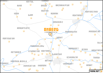 map of Amberd