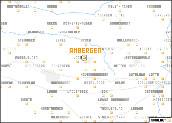 map of Ambergen