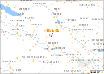 map of Amberg