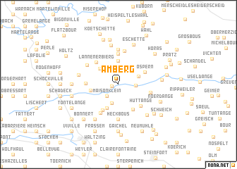 map of Amberg