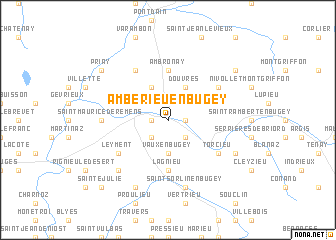 map of Ambérieu-en-Bugey