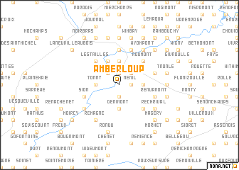 map of Amberloup