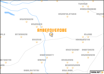 map of Amberoverobe