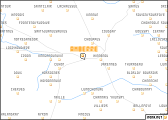 map of Amberre