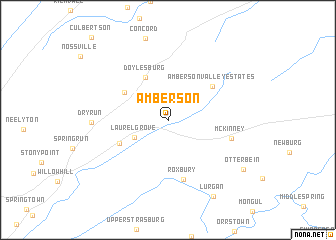 map of Amberson