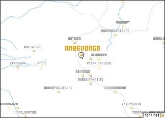 map of Ambevongo