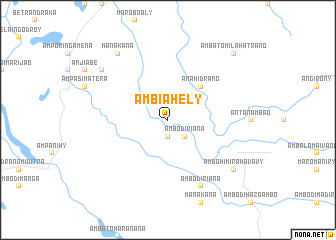 map of Ambiahely