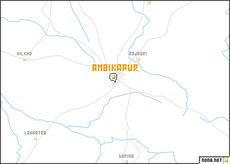 map of Ambikāpur