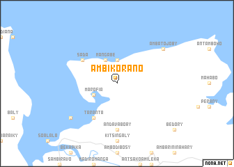 map of Ambikorano