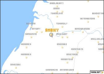 map of Ambiky