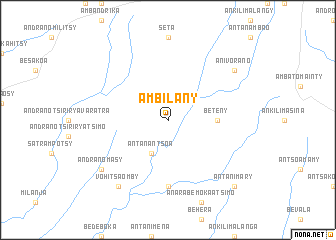 map of Ambilany