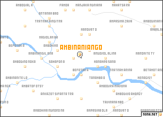 map of Ambinaniango