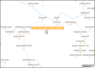 map of Ambinanibehasina