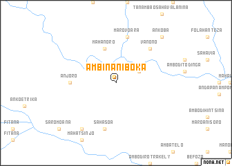 map of Ambinaniboka