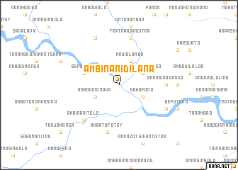map of Ambinanidilana