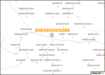 map of Ambinanimangabe