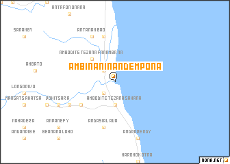 map of Ambinaninandempona