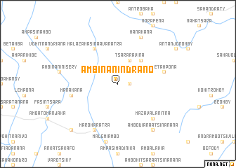 map of Ambinanindrano