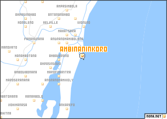 map of Ambinaninkoro