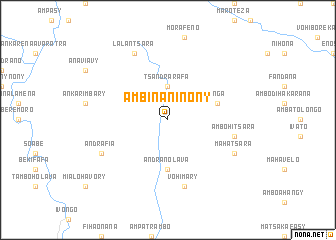 map of Ambinaninony