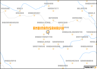 map of Ambinanisahavia