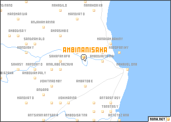 map of Ambinanisaha
