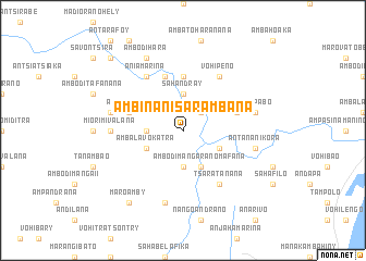 map of Ambinanisarambana