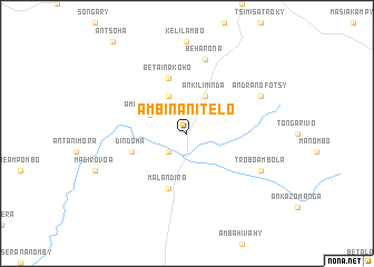 map of Ambinanitelo