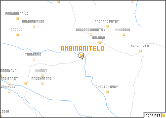 map of Ambinanitelo