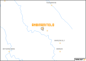 map of Ambinanitelo