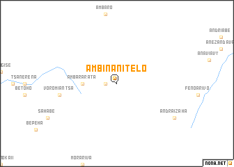 map of Ambinanitelo