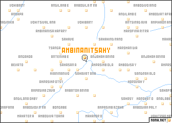 map of Ambinanitsahy