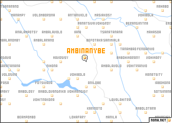 map of Ambinanybe