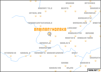 map of Ambinanyhoraka