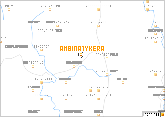 map of Ambinanykera