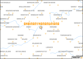 map of Ambinanymanandriana