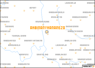 map of Ambinanymanarezo