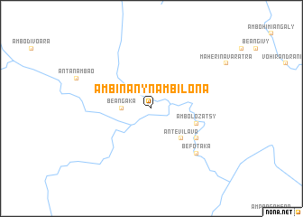 map of Ambinanynambilona