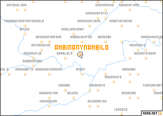 map of Ambinanynambilo
