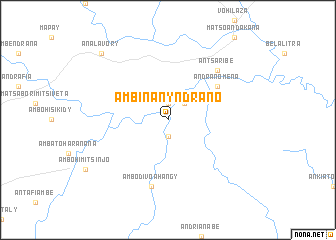 map of Ambinanyndrano