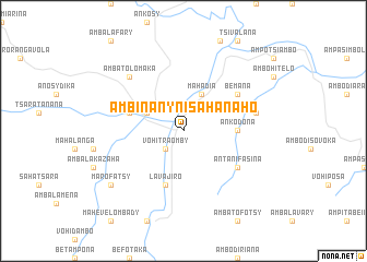 map of Ambinanynisahanaho