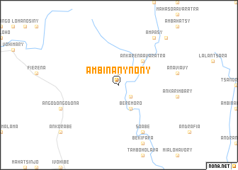 map of Ambinanynony