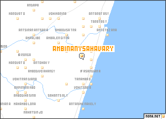 map of Ambinanysahavary