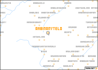 map of Ambinanytelo